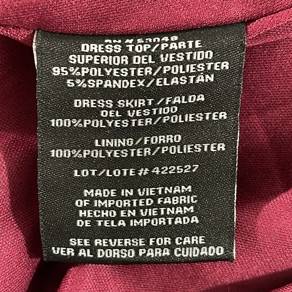 Morgan & Co. Juniors' Embroidered Cold-Shoulder Fit & Flare Dress Pockets Sz 20W - Picture 11 of 14